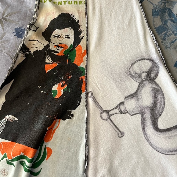 Upcycled skirt.  One of a kind.  Unique - Picture 3 of 6